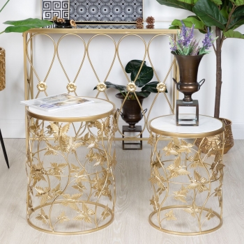 Набор из двух столиков Arya 42X42X55 / 35X35X47 CM