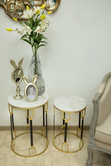 Столик интерьерный Bitrus 33X33X49 CM 2