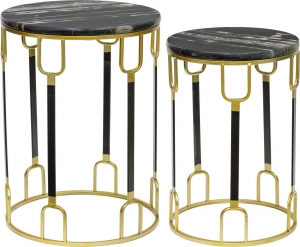 Набор из двух столиков Bitrus 40X40X55 / 33X33X49 CM