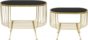 Набор из двух столиков Jummai 61X35X45 / 50X28X37 CM