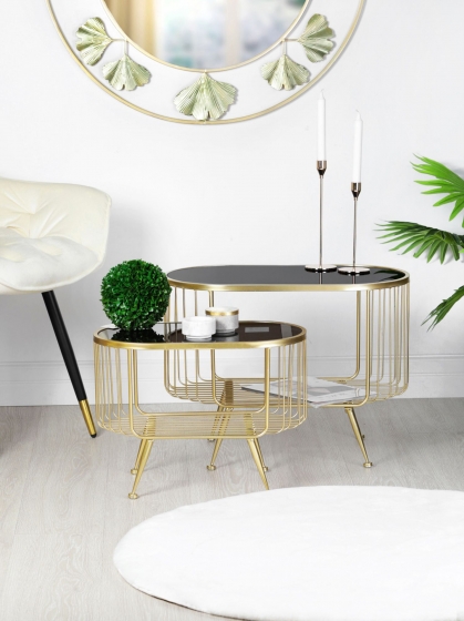 Набор из двух столиков Jummai 61X35X45 / 50X28X37 CM 2