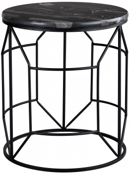 Комплект из двух столиков Luna 43X43X50 / 35X35X45