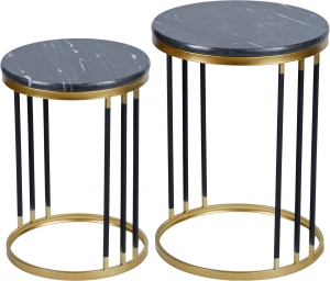 Комплект из двух столиков Madalitso 40X40X55 / 33X33X47 CM