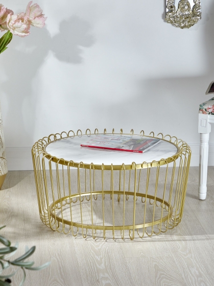 Столик кофейный Engelmar 70X70X34 CM 3