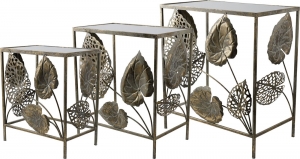 Набор из трёх столиков Danlami 63X38X70 / 53X33X60 / 43X28X50 CM