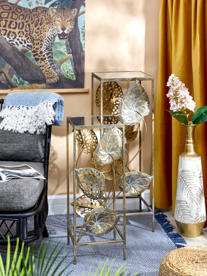 Комплект из двух столиков Hafsat 35X33X90 / 30X28X70 CM 3