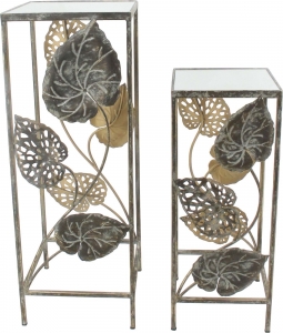 Комплект из двух столиков Hafsat 35X33X90 / 30X28X70 CM