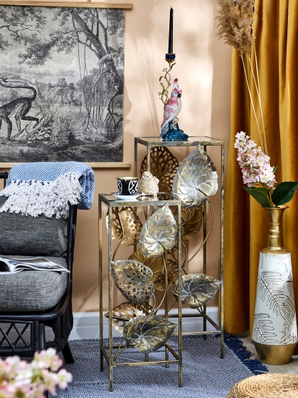 Комплект из двух столиков Hafsat 35X33X90 / 30X28X70 CM 6