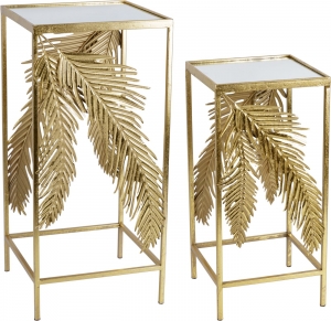 Комплект из двух столиков Yahaya 33X33X71 / 27X27X57 CM