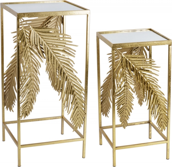 Комплект из двух столиков Yahaya 33X33X71 / 27X27X57 CM 1