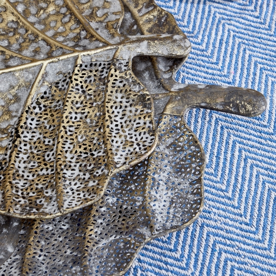 Комплект из двух декоративных блюд Leaf 57X45X5 / 48X37X5 CM 6