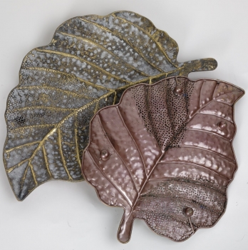 Комплект из двух декоративных блюд Leaf 57X45X5 / 48X37X5 CM