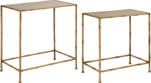 Набор из двух столиков Bamboo 56X32X55 / 47X29X47 CM
