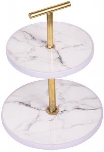 Блюдо двухъярусное 25х25х33см