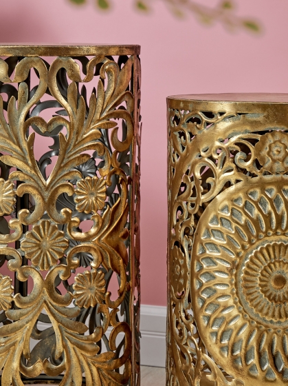 Набор из двух столиков Adzo 35X35X69 / 31X31X61 CM 5