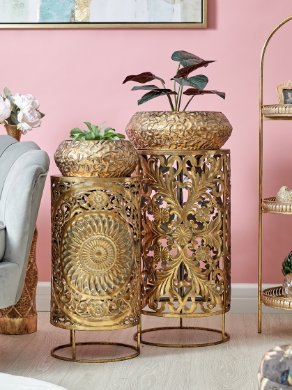 Набор из двух столиков Adzo 35X35X69 / 31X31X61 CM 3