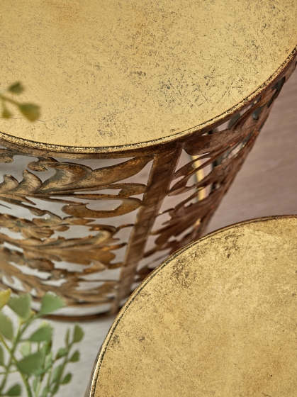 Набор из двух столиков Adzo 35X35X69 / 31X31X61 CM 4