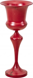 Кашпо на ножке, под старину 20х20х46см