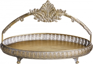 Блюдо с ручкой Karim 47X27X30 CM