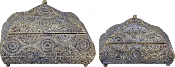 Набор из двух шкатулок Haosravah 33X28X22 / 26X20X17 CM 1