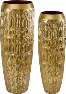 Комплект из двух напольных ваз Roni 39X39X104 / 32X32X95 CM