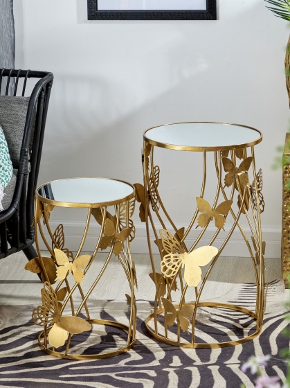 Комплект из двух столиков Niki 40X40X65 / 35X35X55 CM 4