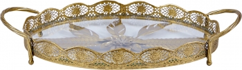 Поднос декоративный Zal 49X30X10 CM