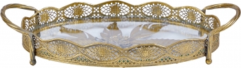 Поднос декоративный Zal 44X26X10 CM
