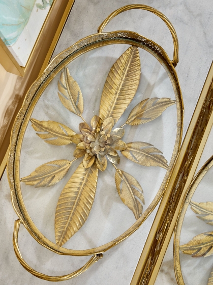 Поднос декоративный Zal 44X26X10 CM 4