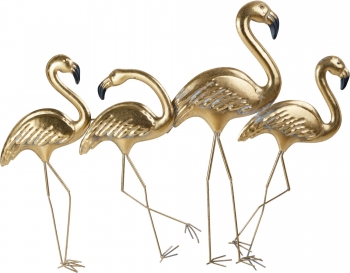 Настенное панно из металла Flamingo 76X59 CM