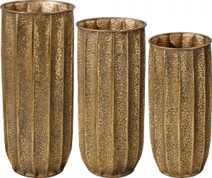 Набор из трёх ваз Safari Vessel 42X42X91 / 37X37X81 / 32X32X71 CM