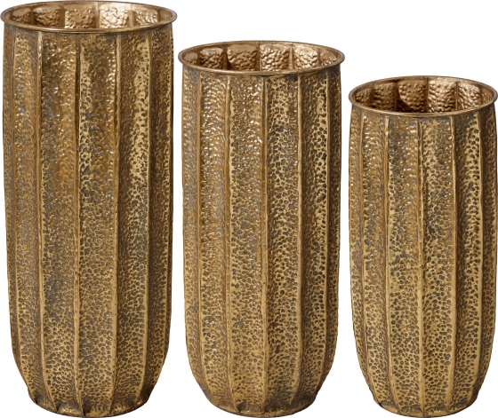 Набор из трёх ваз Safari Vessel 42X42X91 / 37X37X81 / 32X32X71 CM 1