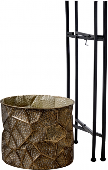 Набор из трёх кашпо на подставках Adjoa 35X35X80 / 29X29X71 / 24X24X64 CM 4