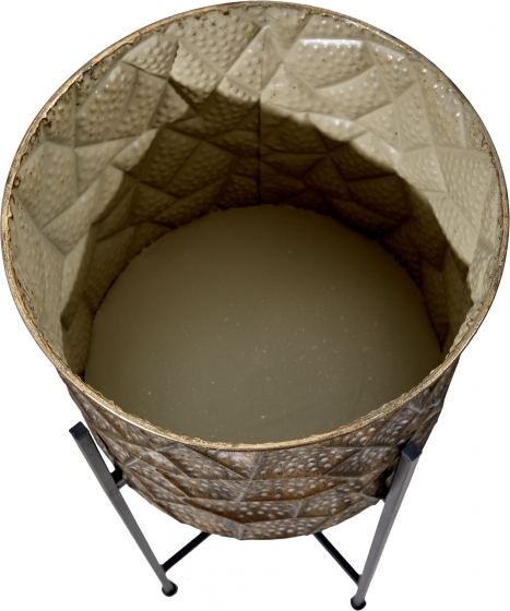 Набор из трёх кашпо на подставках Adjoa 35X35X80 / 29X29X71 / 24X24X64 CM 2