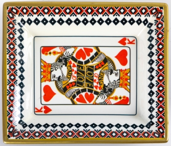 Блюдо декоративное Poker 19X16X4 CM