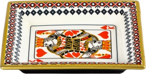 Блюдо декоративное Poker 19X16X4 CM