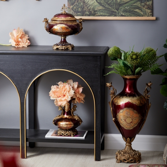 Ваза с крышкой Gama 32X26X34 CM 11