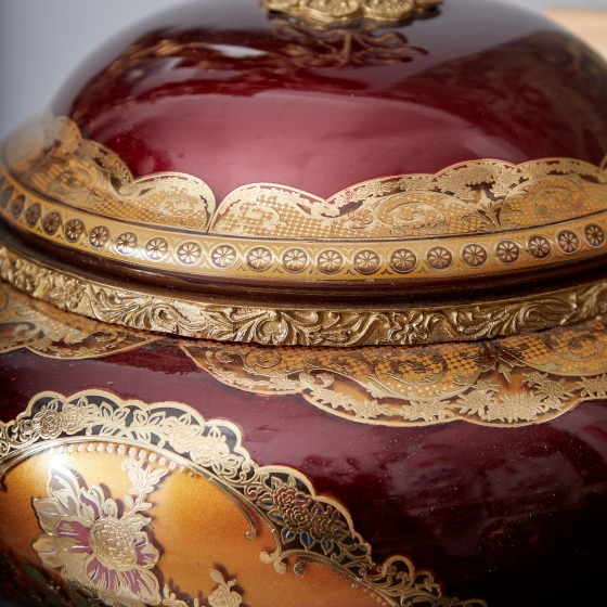 Ваза с крышкой Gama 32X26X34 CM 8