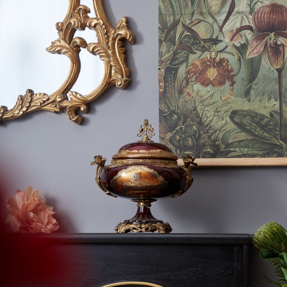 Ваза с крышкой Gama 32X26X34 CM 6