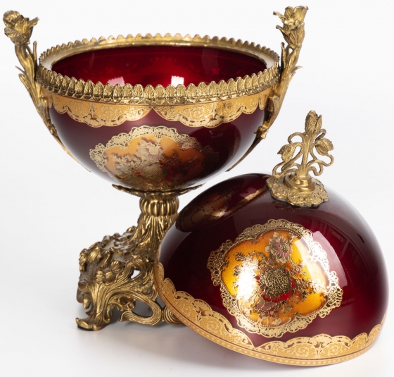 Ваза с крышкой Gama 25X20X37 CM 4