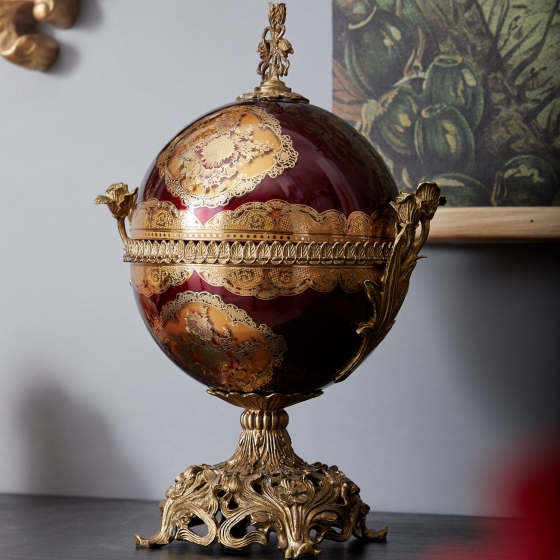 Ваза с крышкой Gama 25X20X37 CM 5