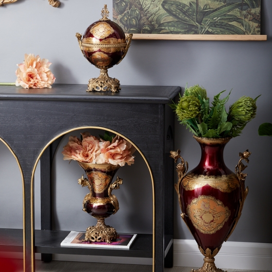 Ваза с крышкой Gama 25X20X37 CM 10