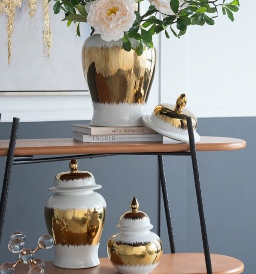 Ваза с крышкой Neya 18X18X24 CM 2