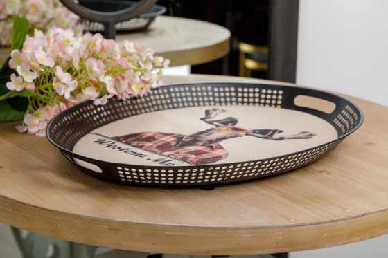 Декоративный поднос Loviatar 52X35X6 CM 2