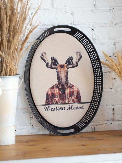 Декоративный поднос Loviatar 52X35X6 CM 5