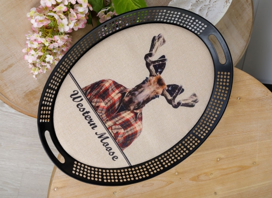 Декоративный поднос Loviatar 52X35X6 CM 3