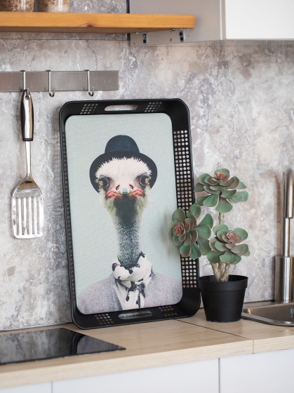 Декоративный поднос Kalevi 52X35X6 CM 4