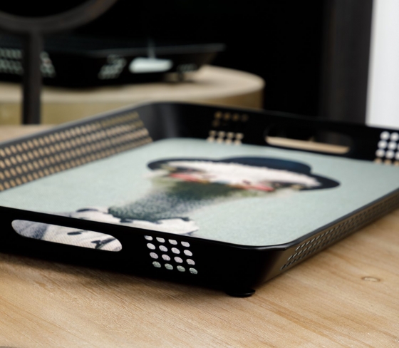 Декоративный поднос Kalevi 52X35X6 CM 3