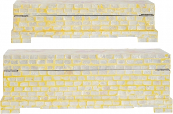 Набор из двух шкатулок Sarait 40X23X14 / 34X17X9 CM