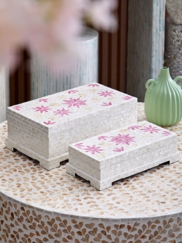 Набор из двух шкатулок Fion 40X23X14 / 34X17X9 CM